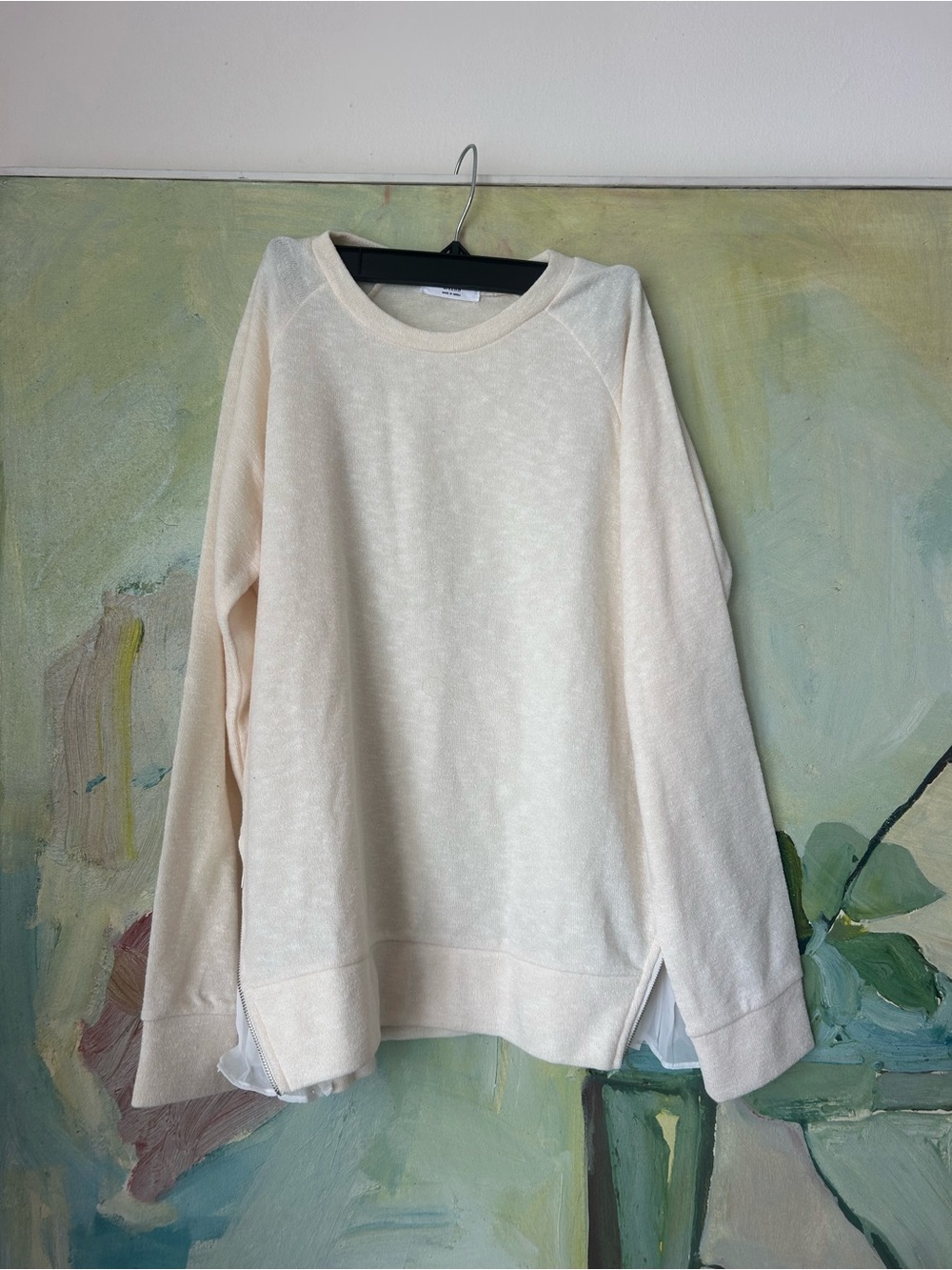 Bliss Cream Long-Sleeve Women's Sweater Pullover